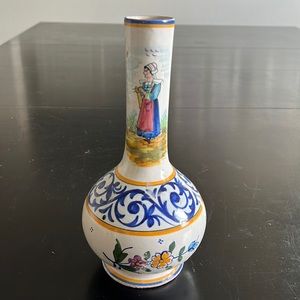 Quimper bud vase from early 1900s